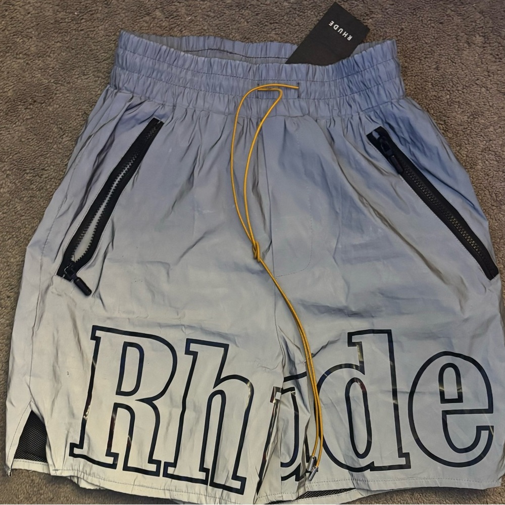 RHUDE men’s 3m reflective shorts size S